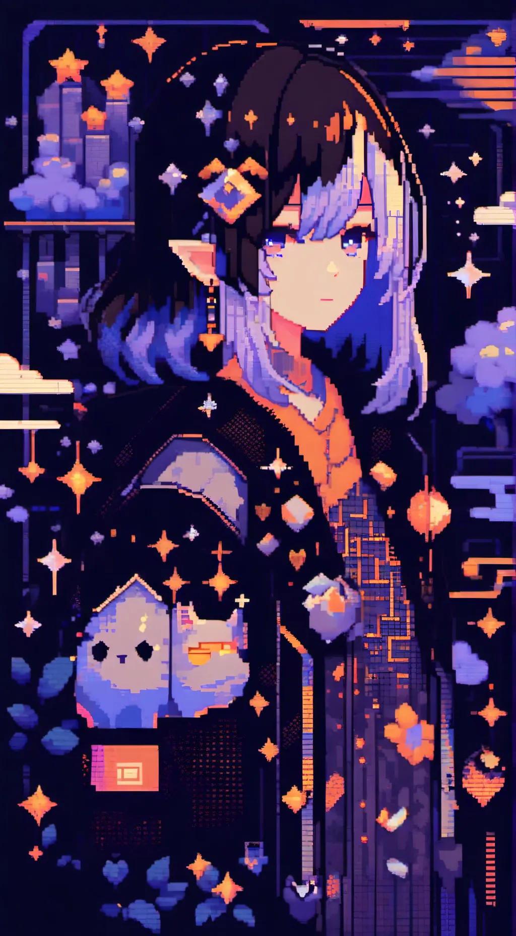ai character: Cosmo vs poppy background