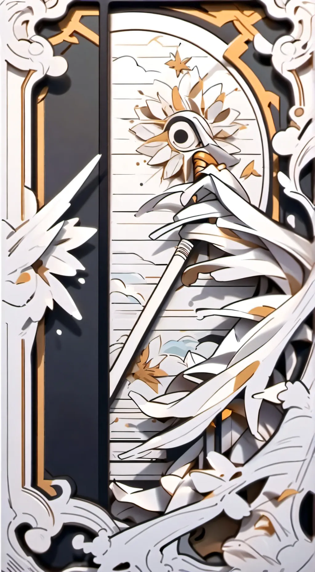 ai character: bendy silli vili  background