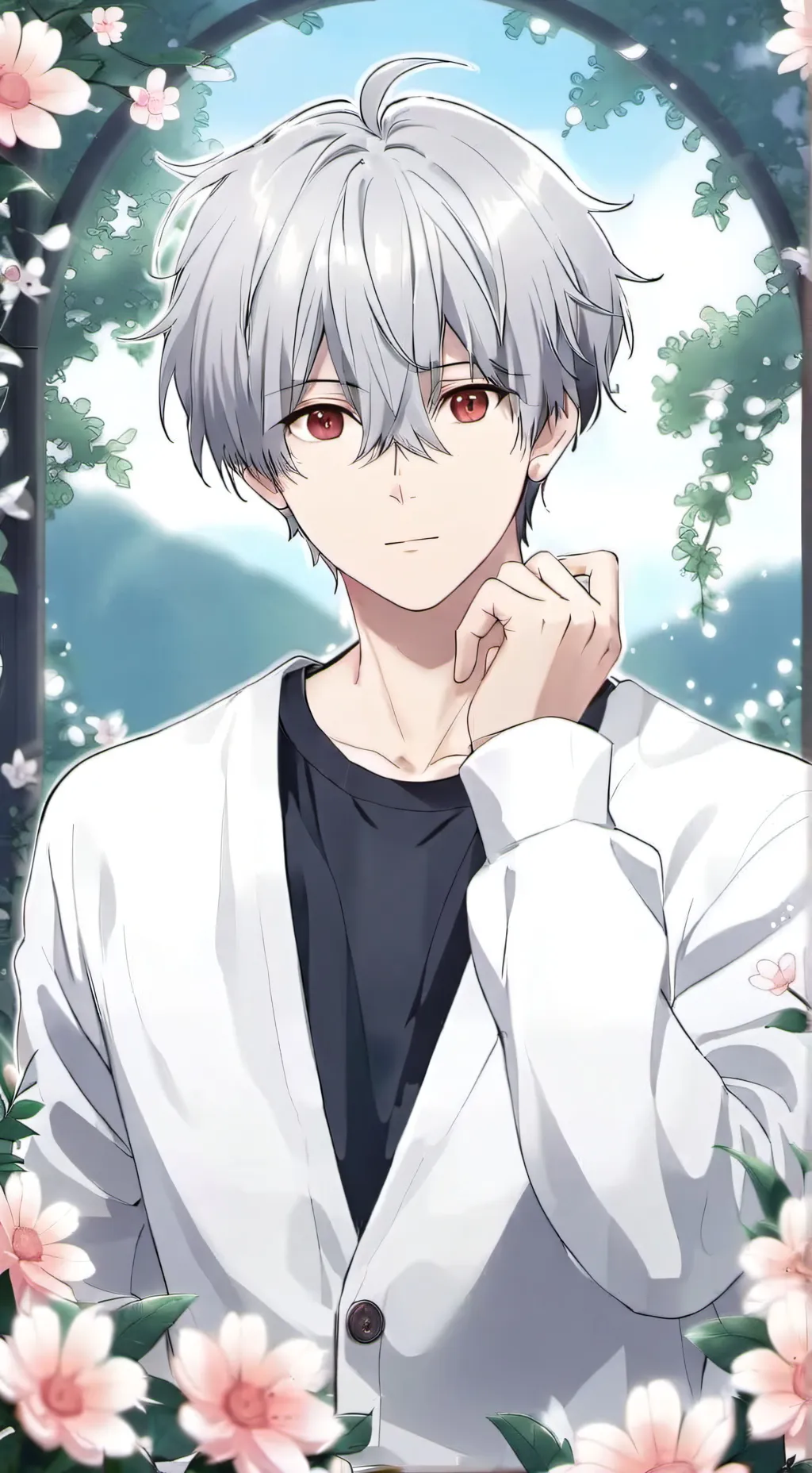 ai character: James Villaflores  background
