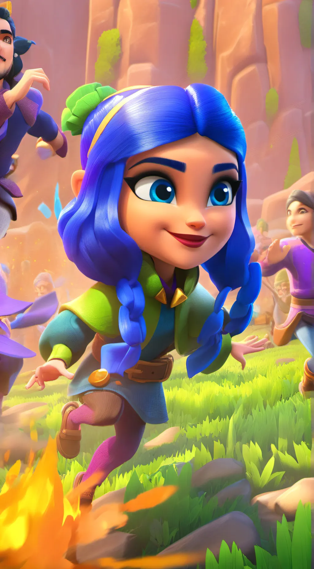 ai character: descendants 1 background