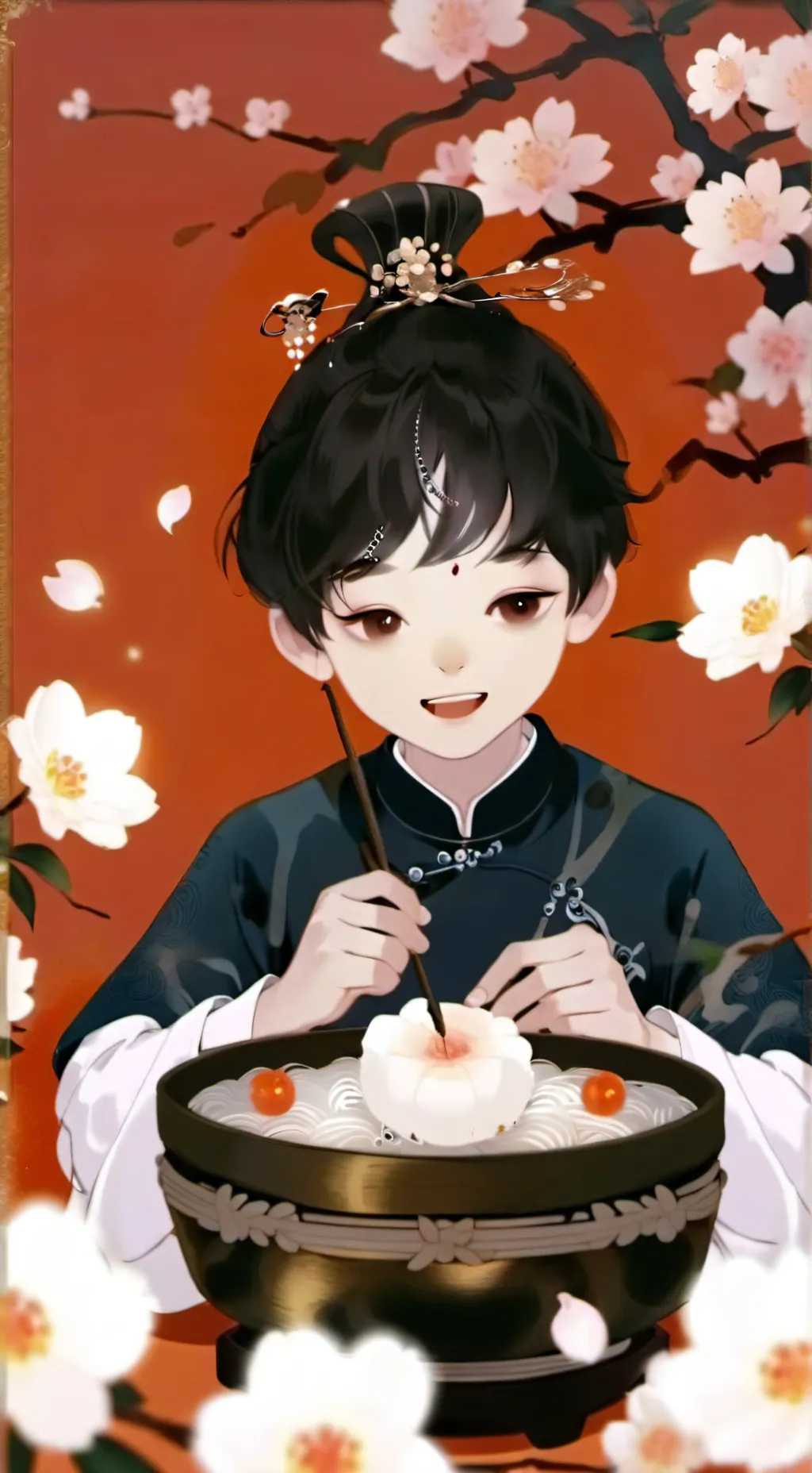 ai character: tikitiki tombo background