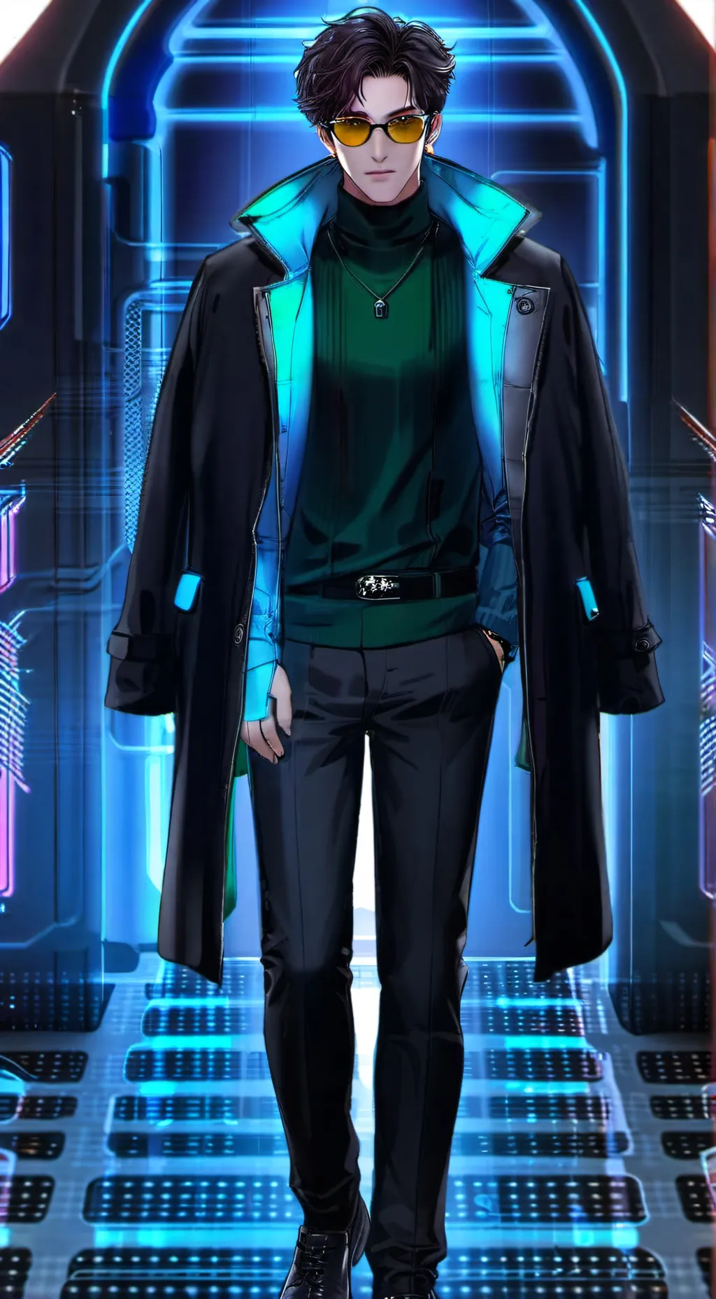 ai character: Victor Crane background