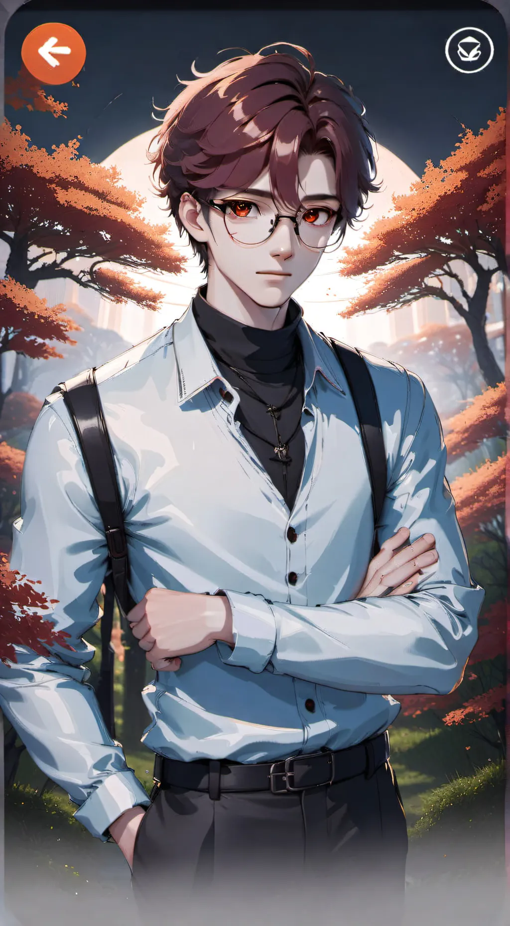 ai character: Caleb  background