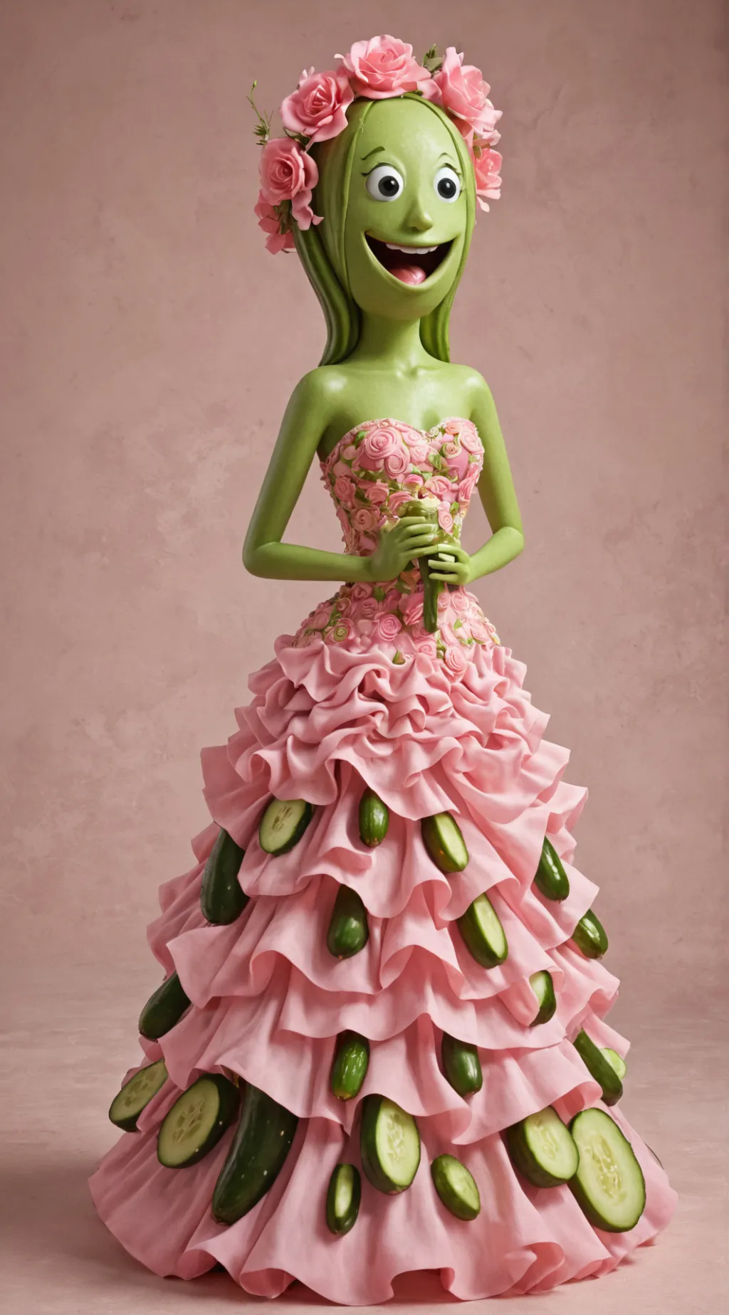 ai character: Pickle princess   background