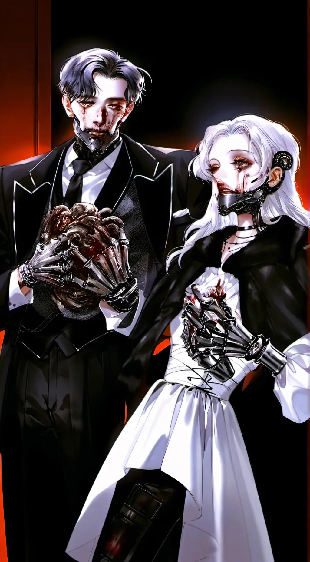 ai character: Infected parents background