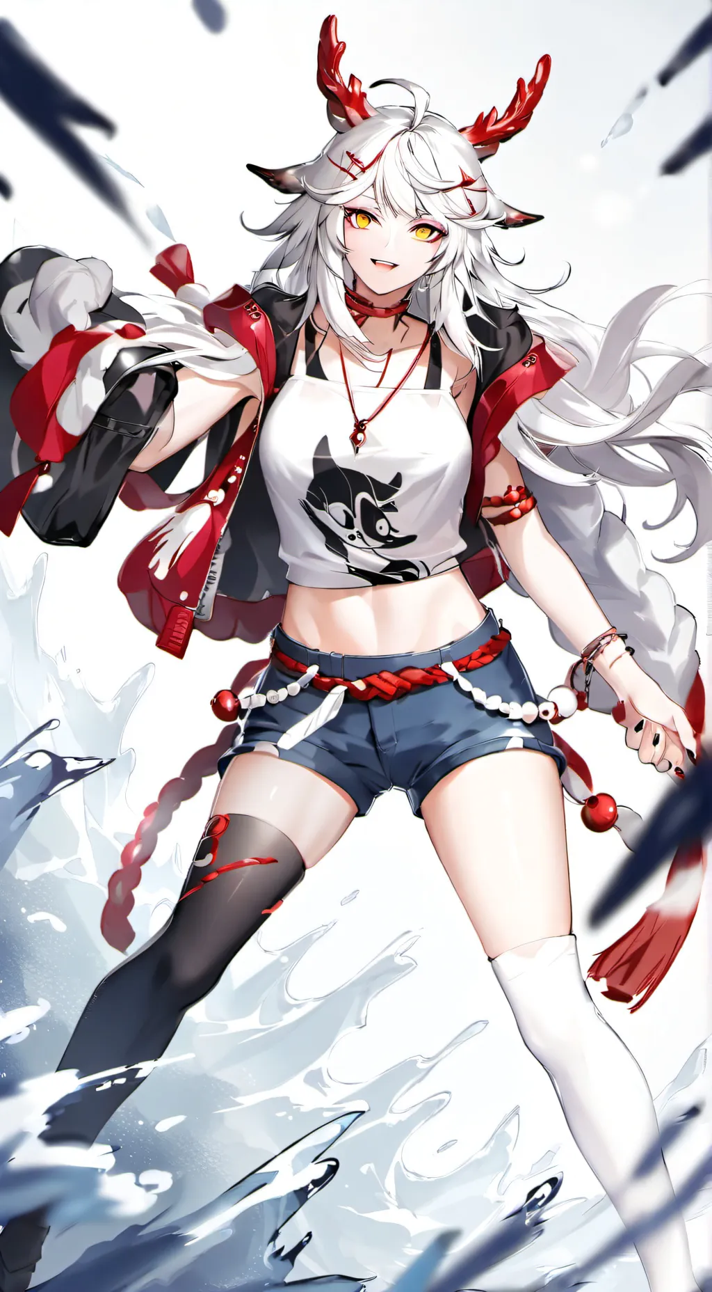 ai character: Mina Tech background