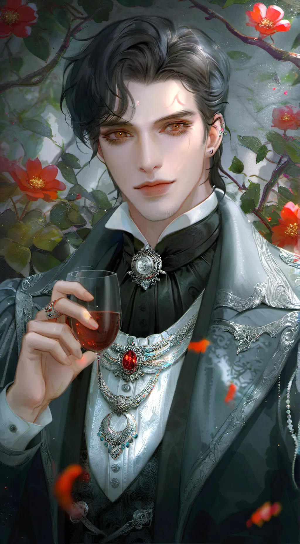 ai character: Amond background
