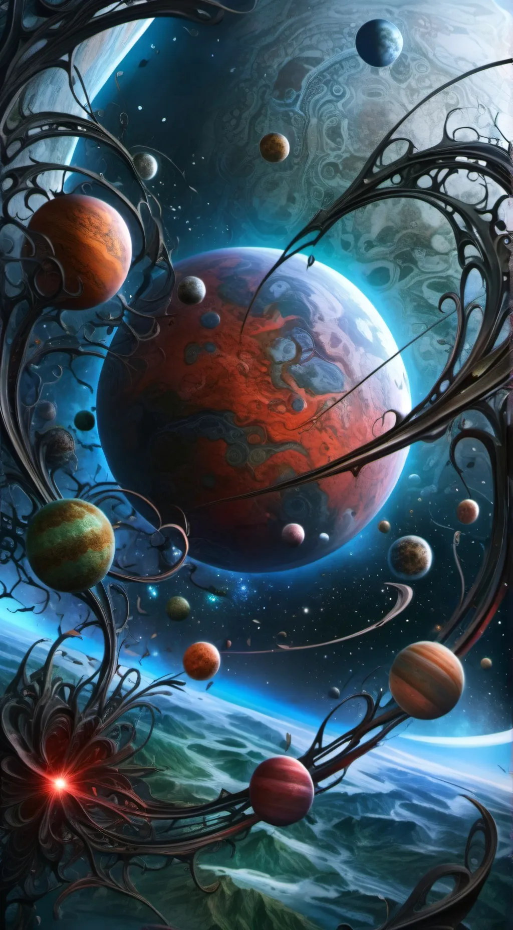 ai character: HELP SPACE! background