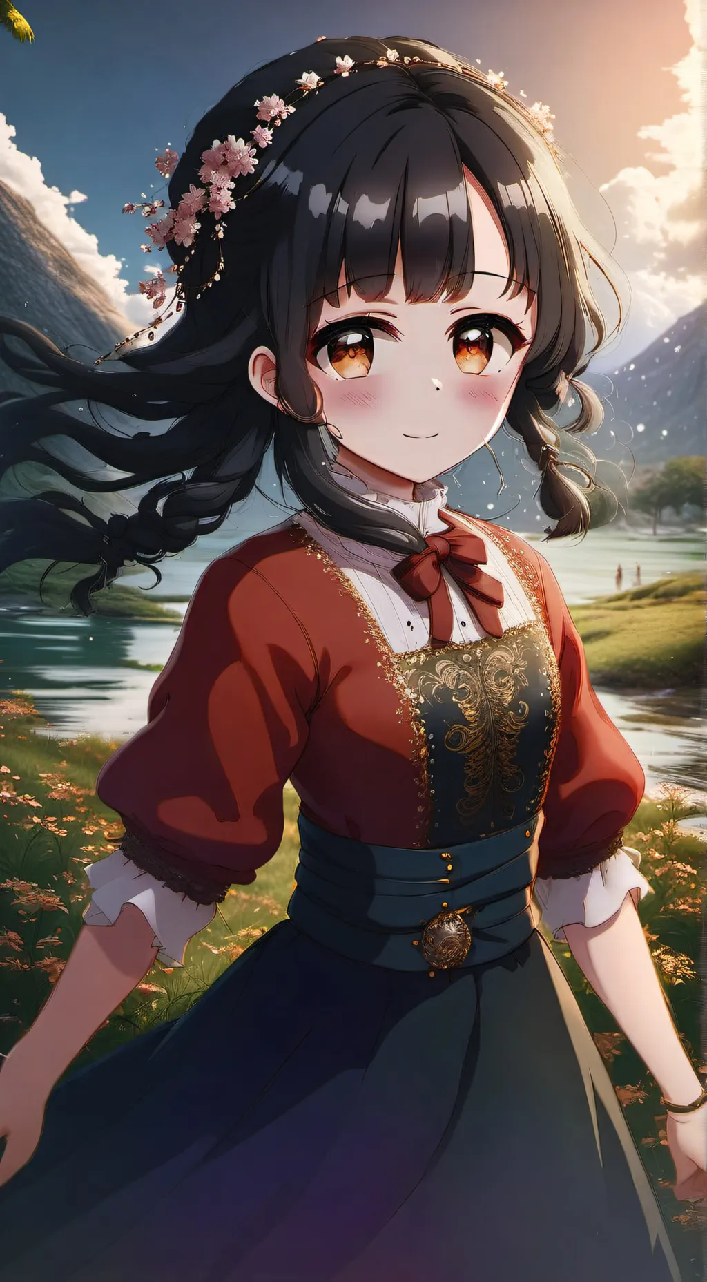 ai character: nose background