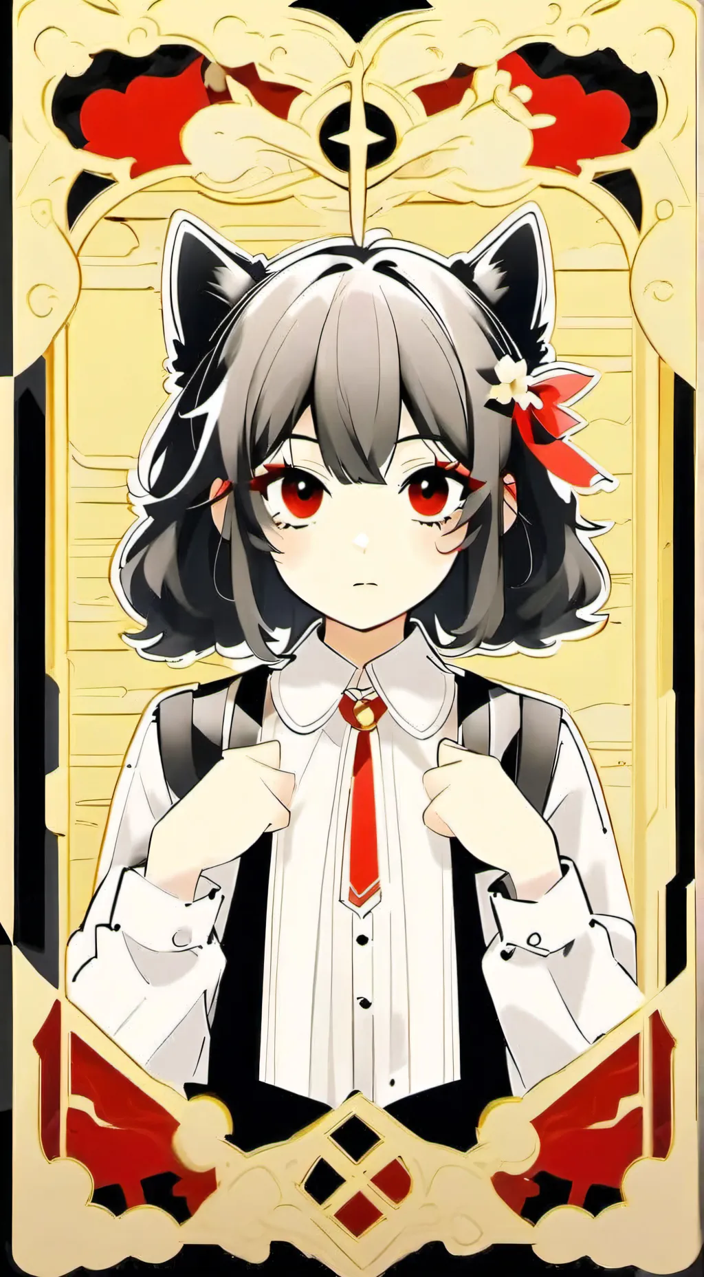 ai character: Death background