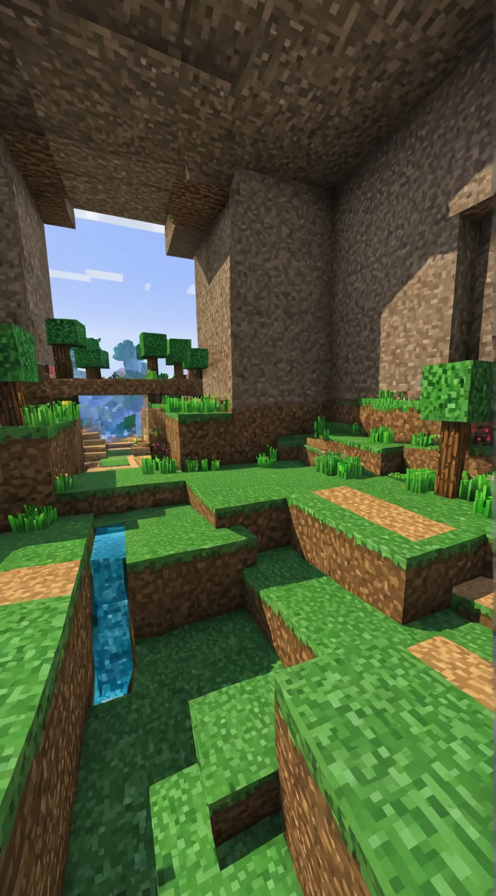 ai character: FPE Minecraft. background