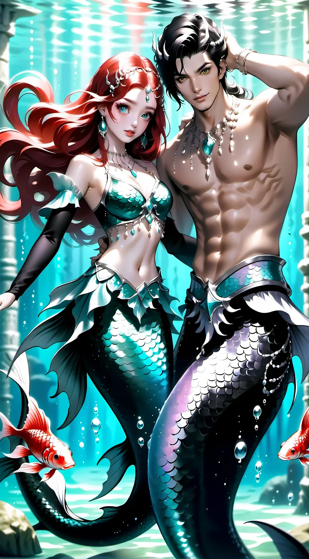 ai character: Darya and Arnav background