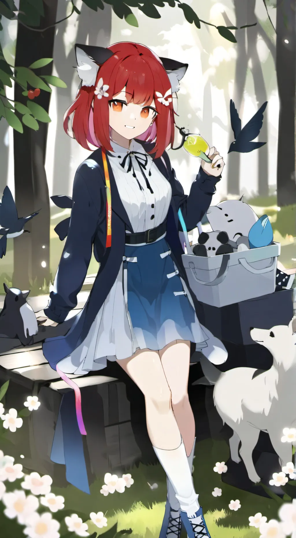ai character: dandys wold background