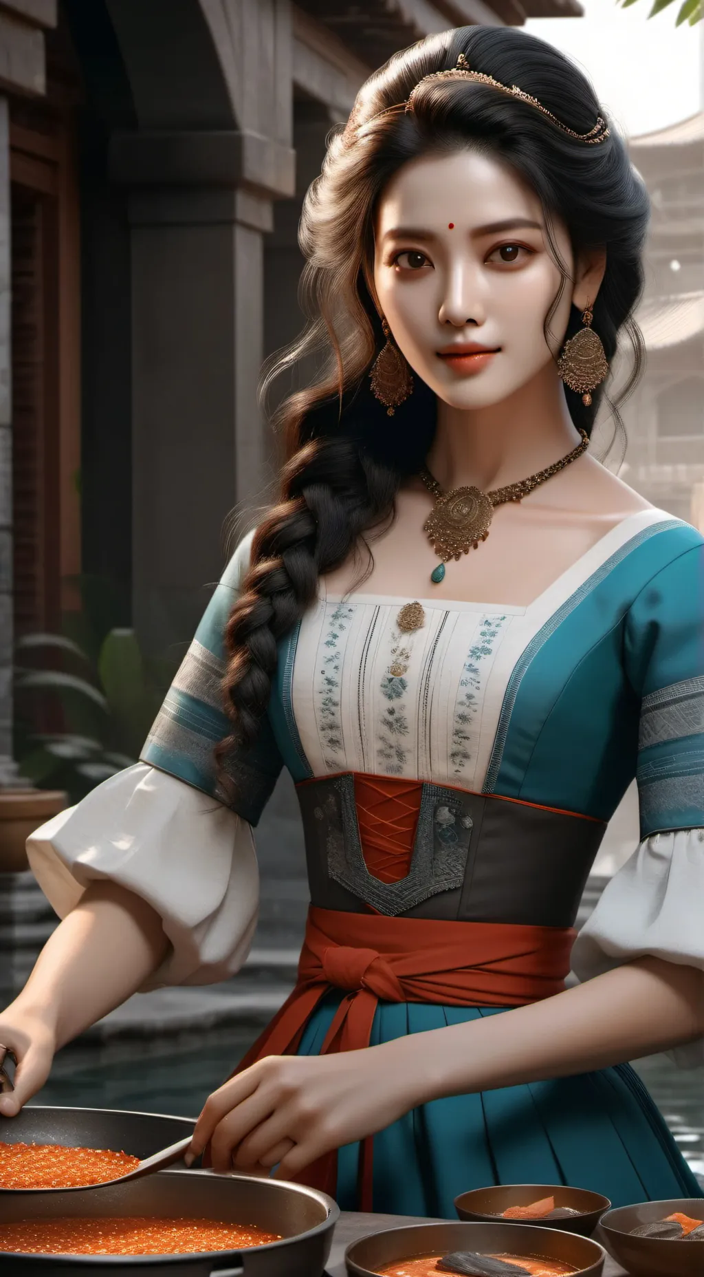 ai character: Maya background