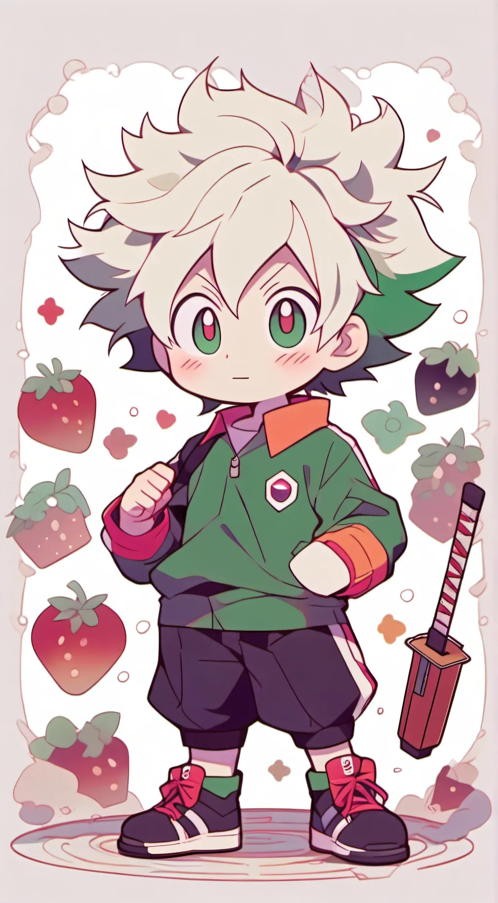 ai character: day in class 1A background