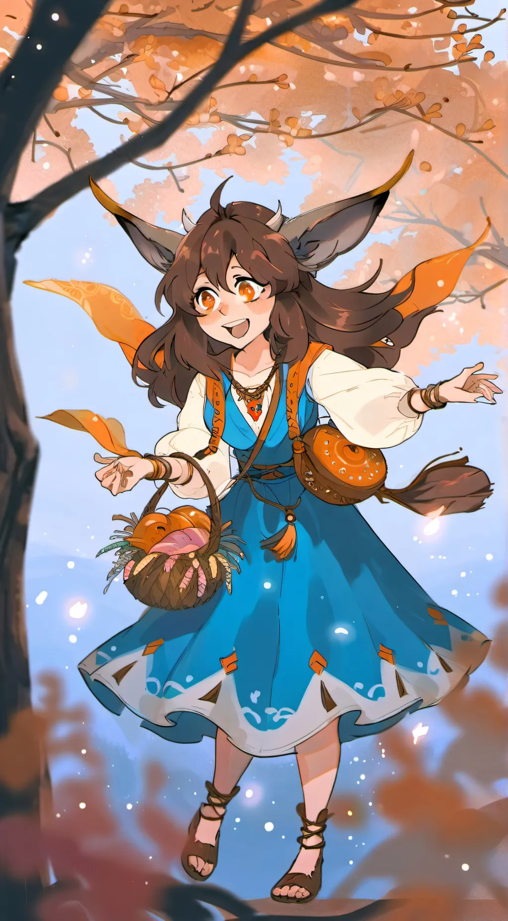 ai character: noona (from bsk) background
