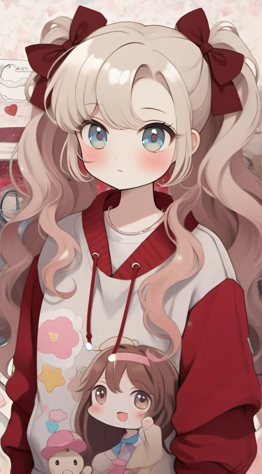 ai character: high french girl background