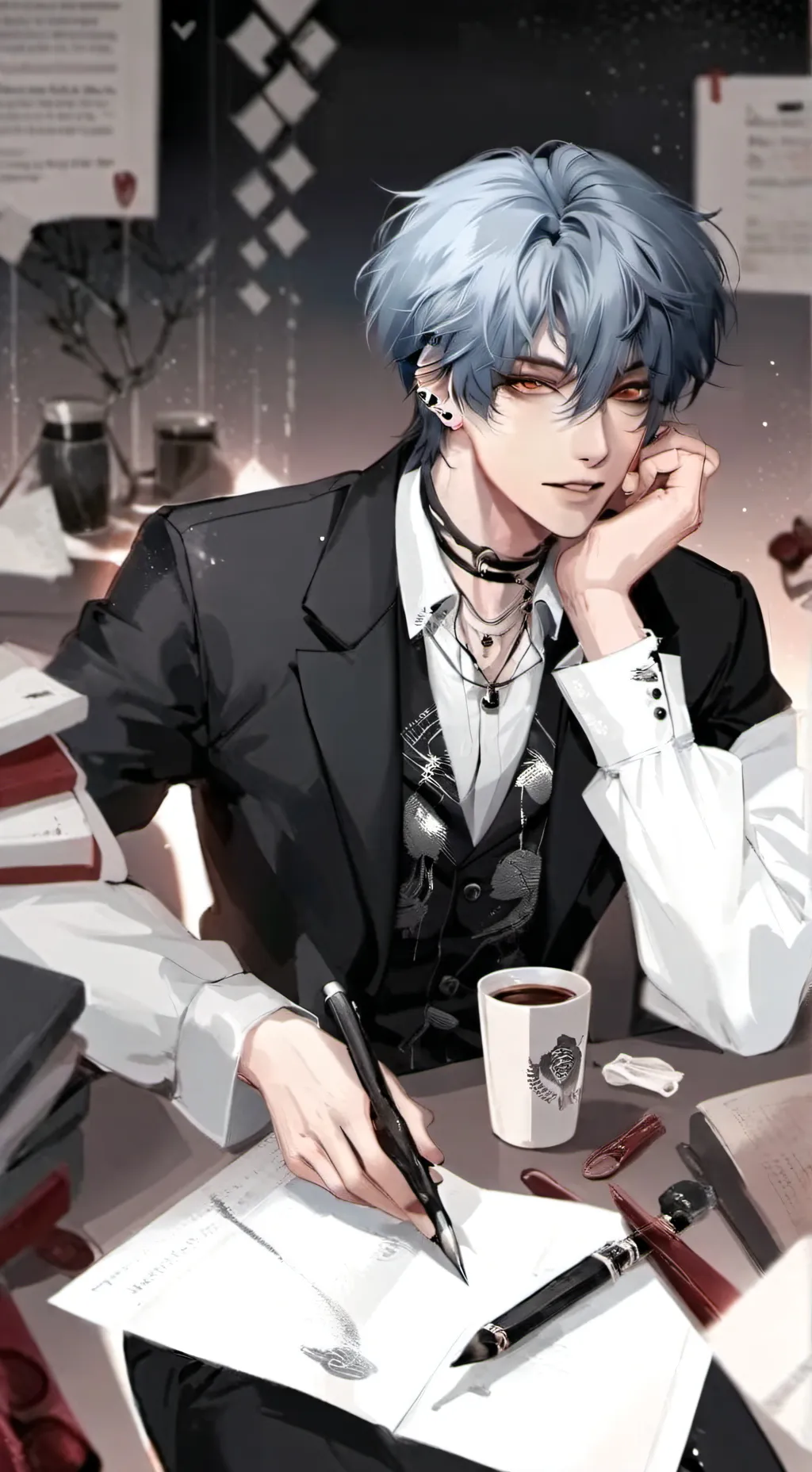 ai character: Olix background