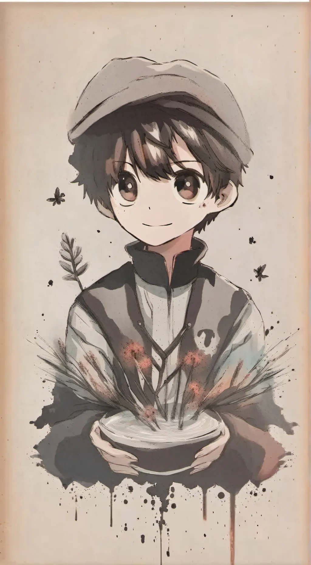 ai character: hanako background