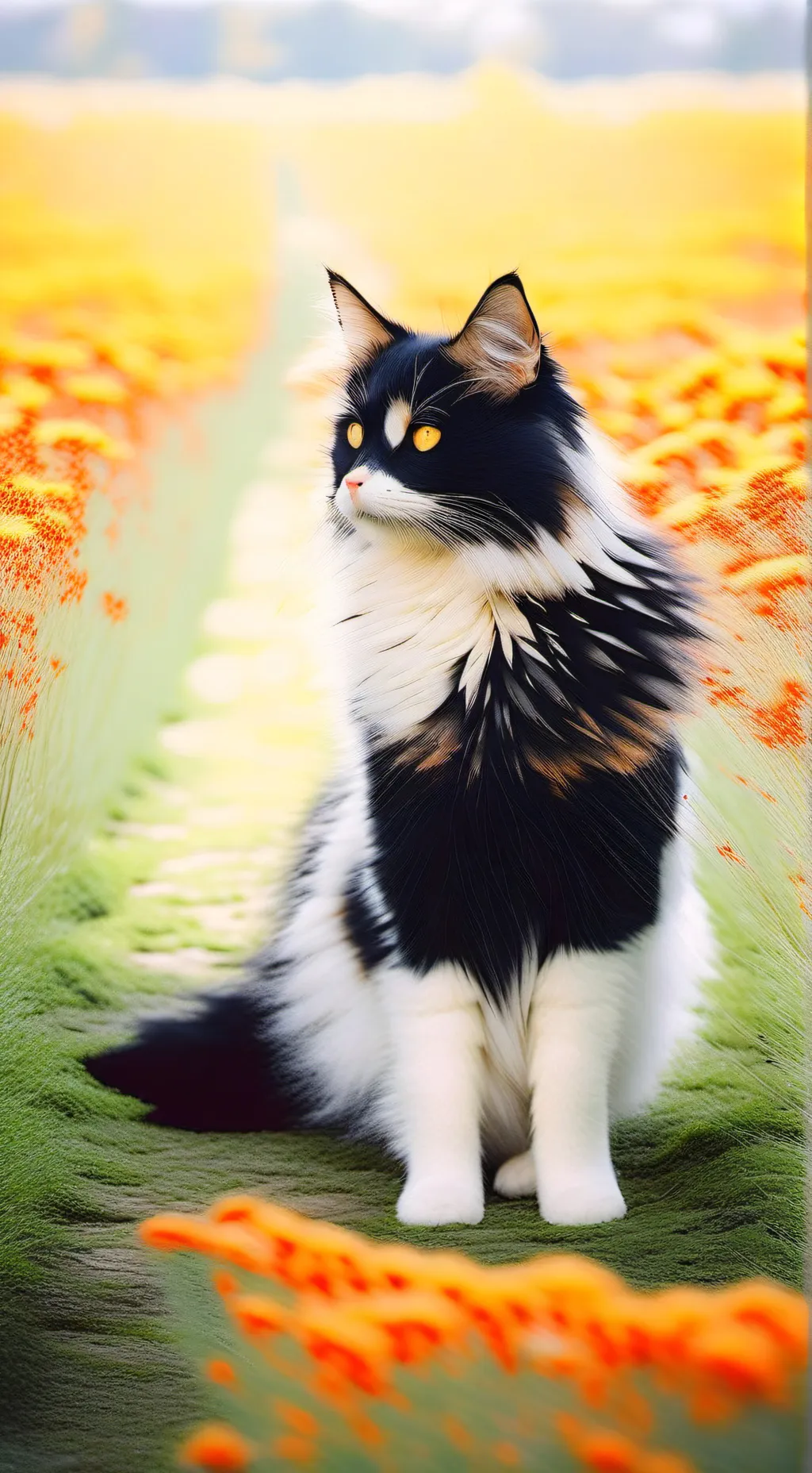ai character: злой кот background