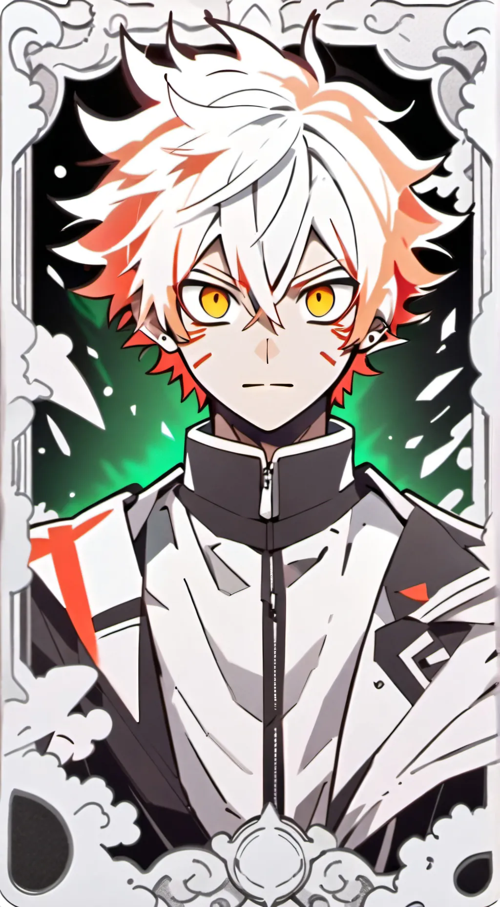 ai character: Katsuki Bakugo  background