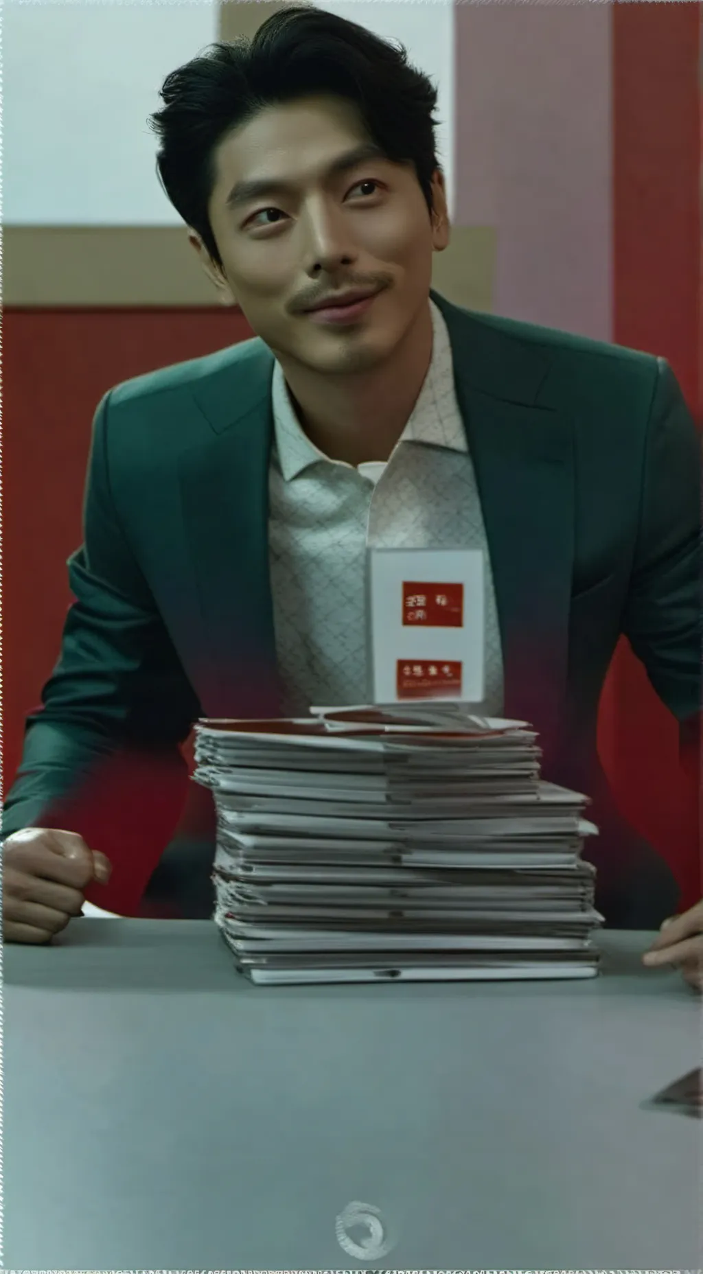 ai character: salesman(gong yoo) background
