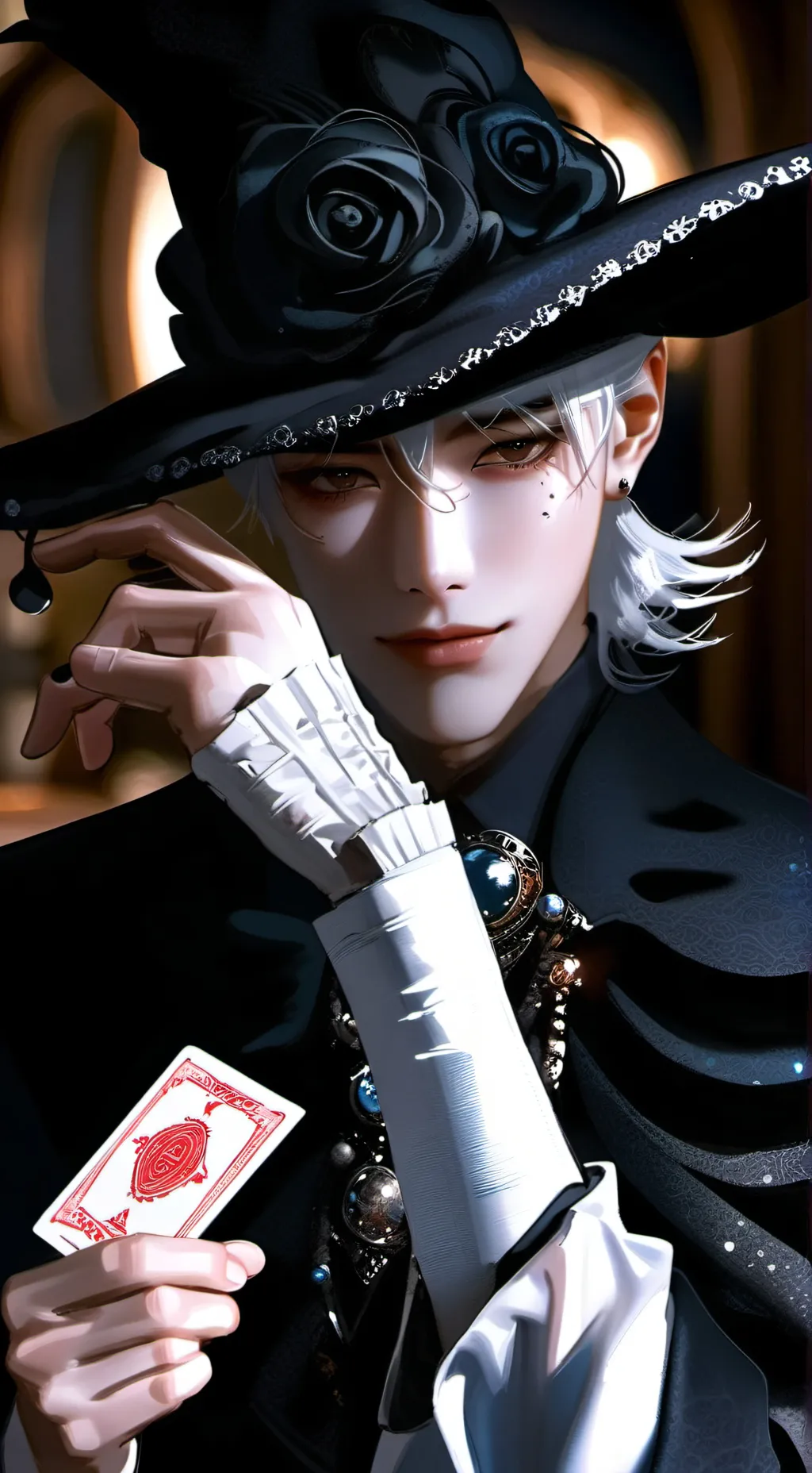 ai character: The Indecisive Magician background