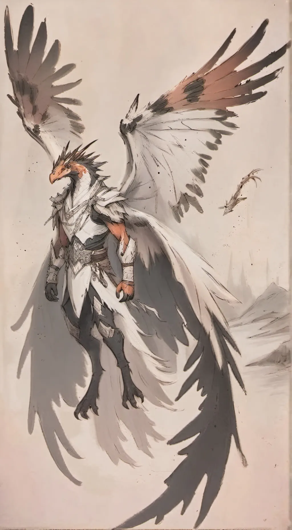 ai character: qibli  background