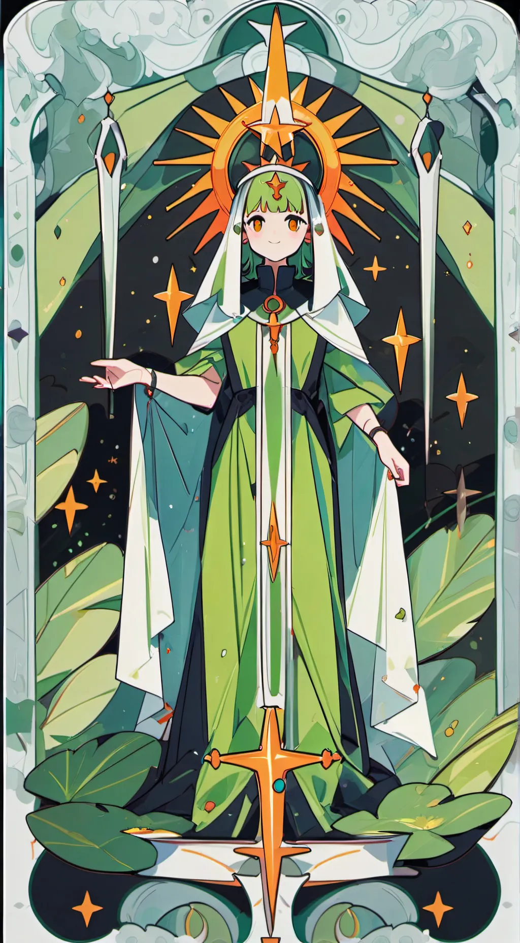 ai character: богиня background