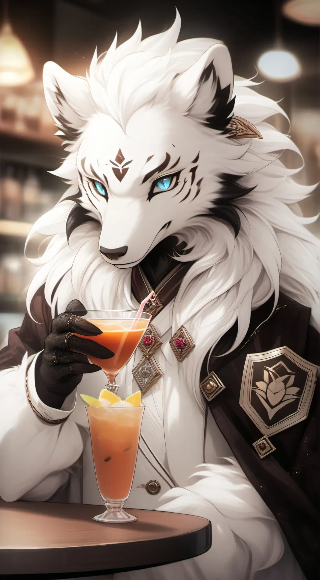 ai character: The Demanding Fursuiter background