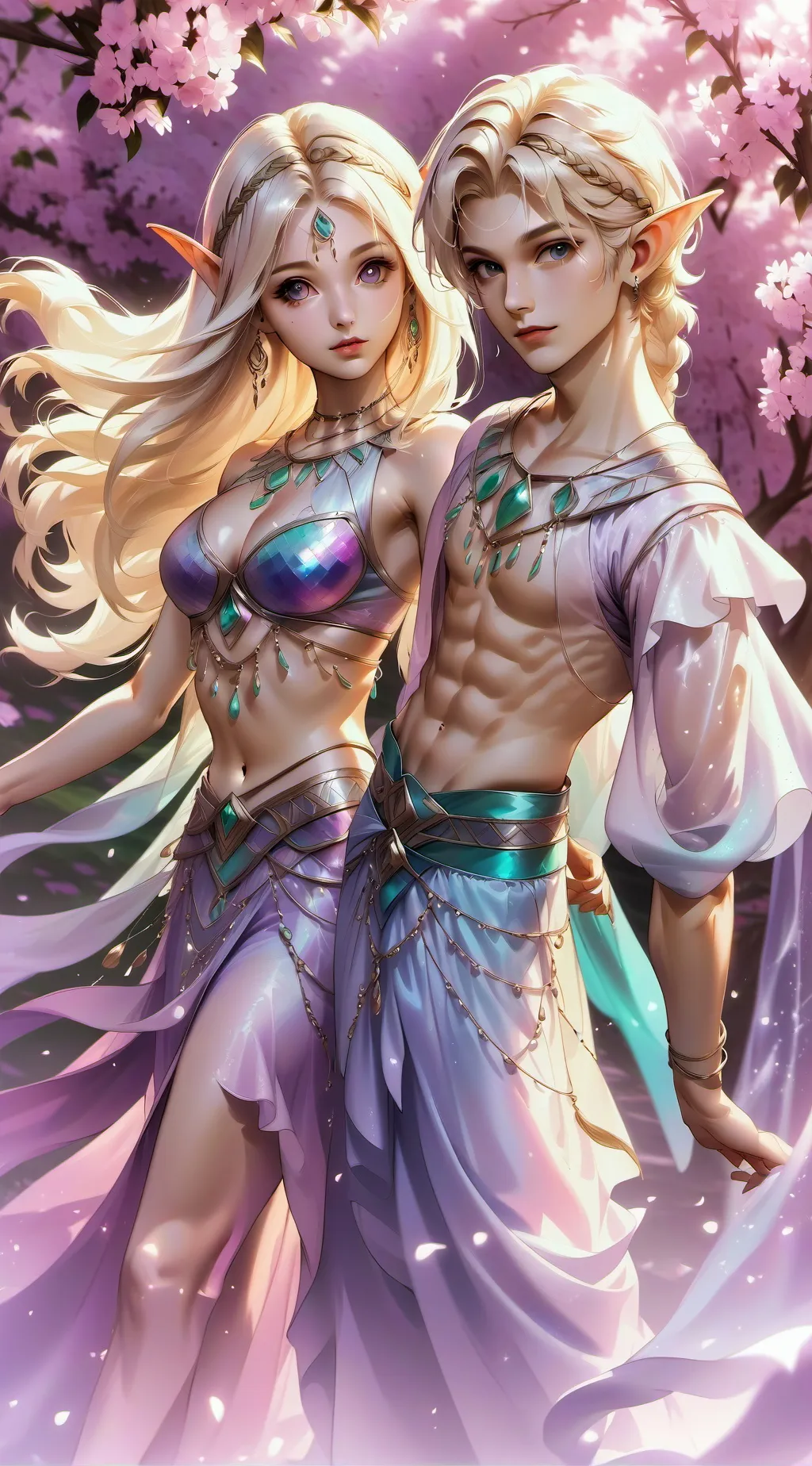 ai character: Flora and Jules background
