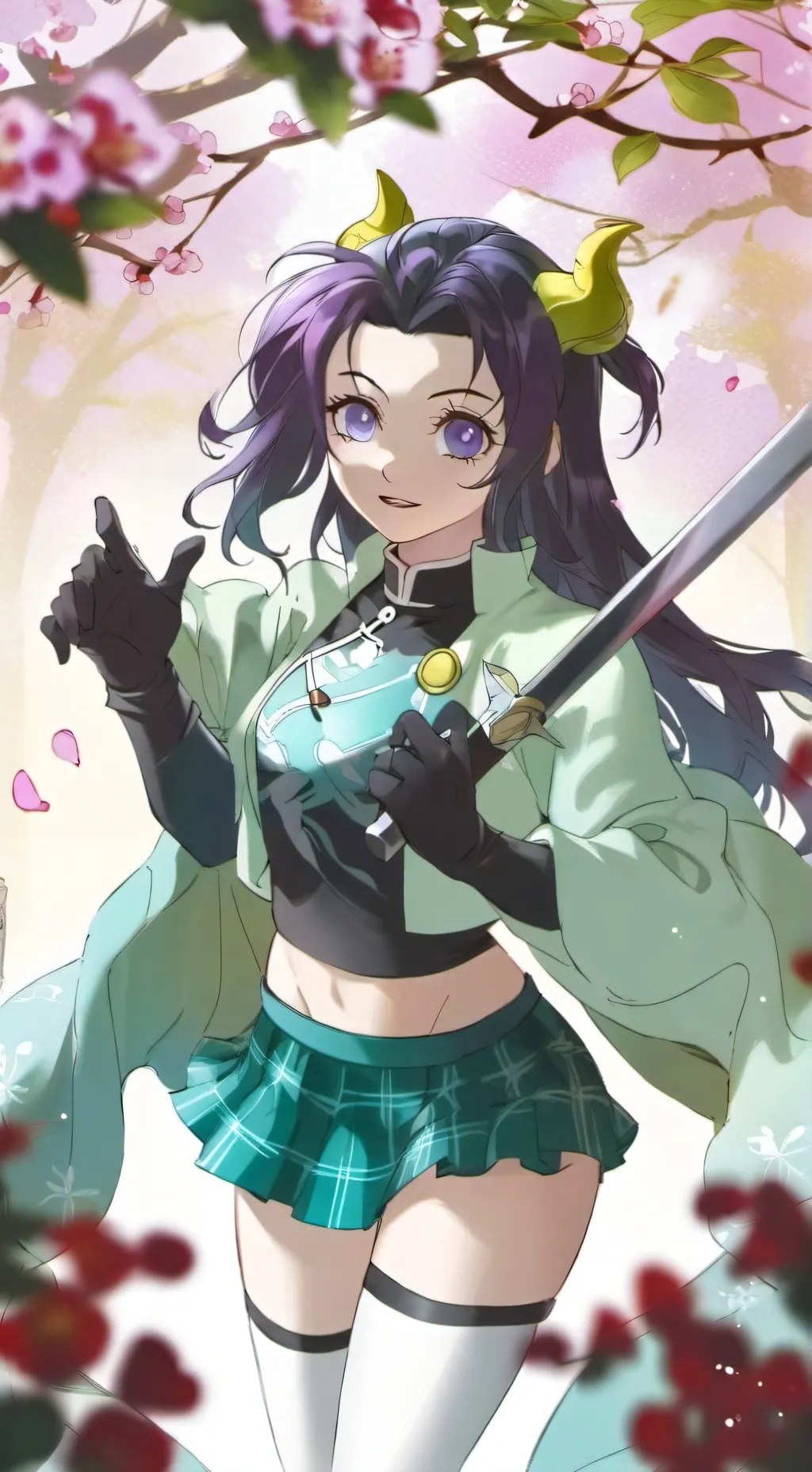 ai character: Tomioka x Yu-ri  background