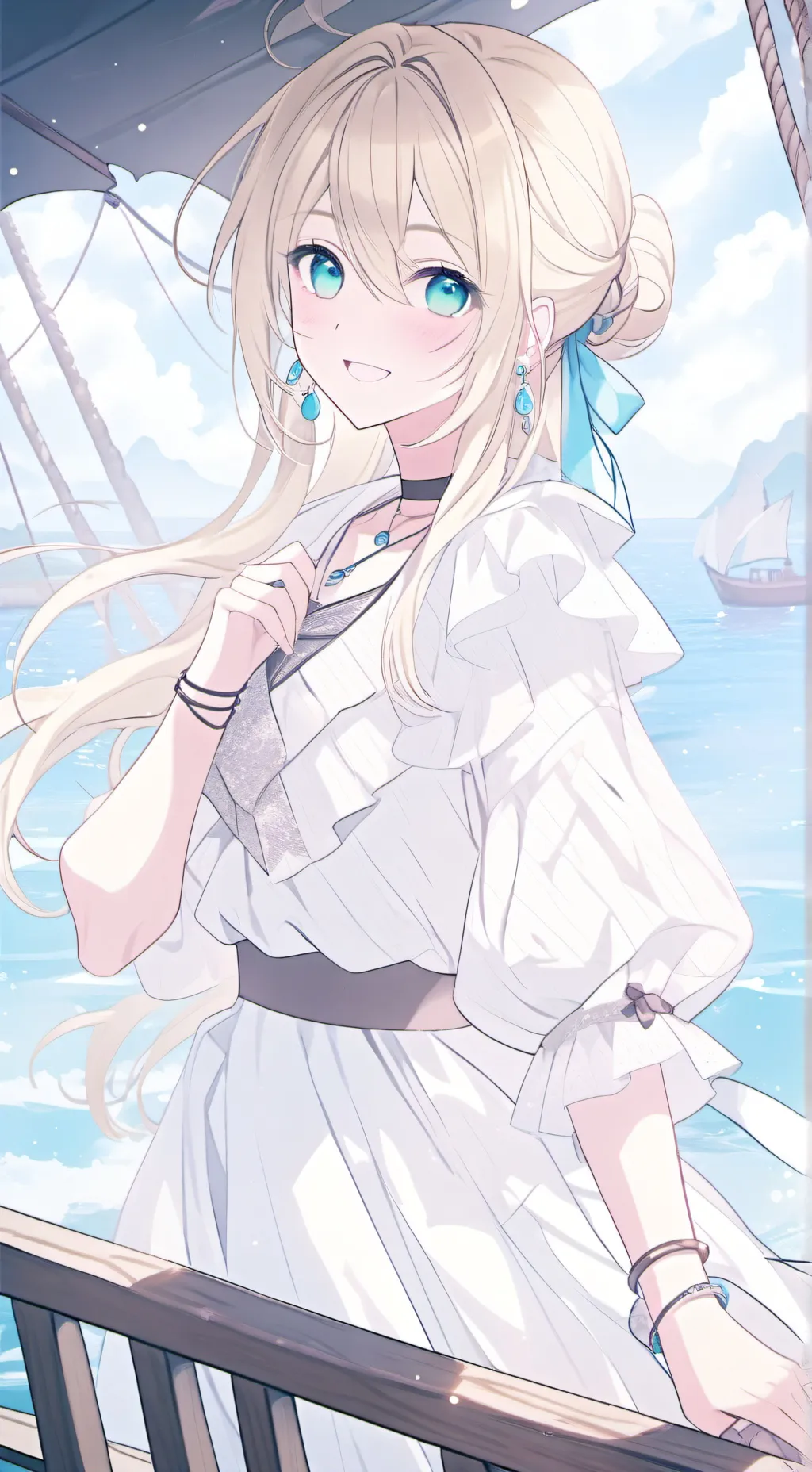 ai character: Rose background