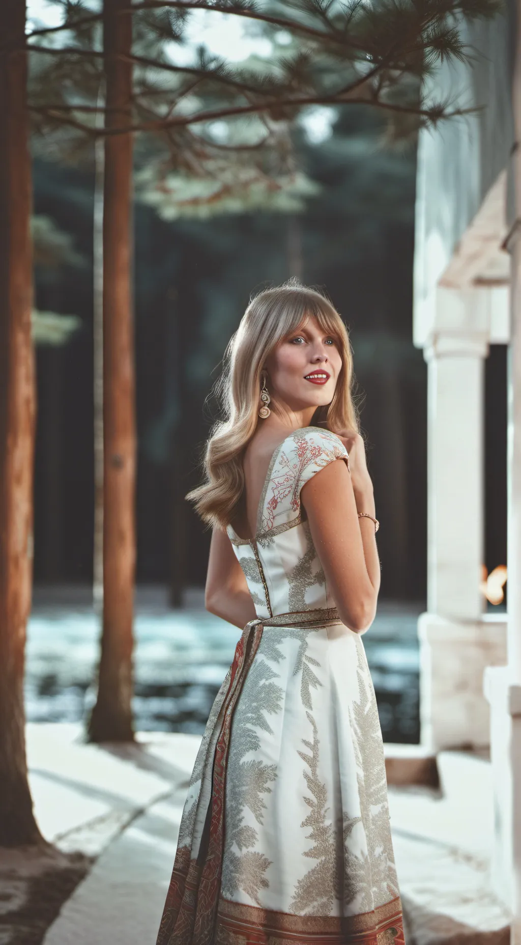 ai character: Taylor Swift Album background