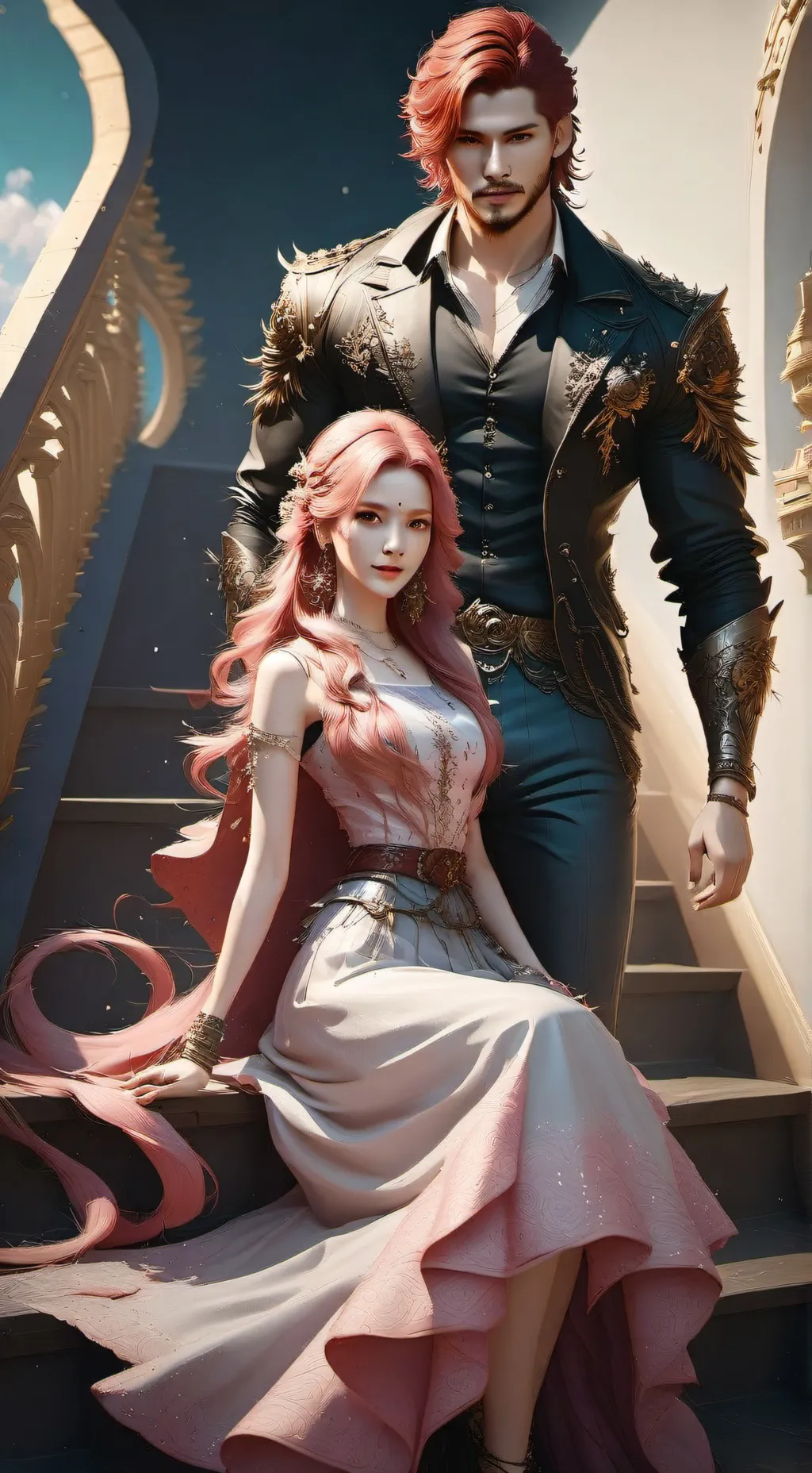 ai character: Bernhard and Ida background