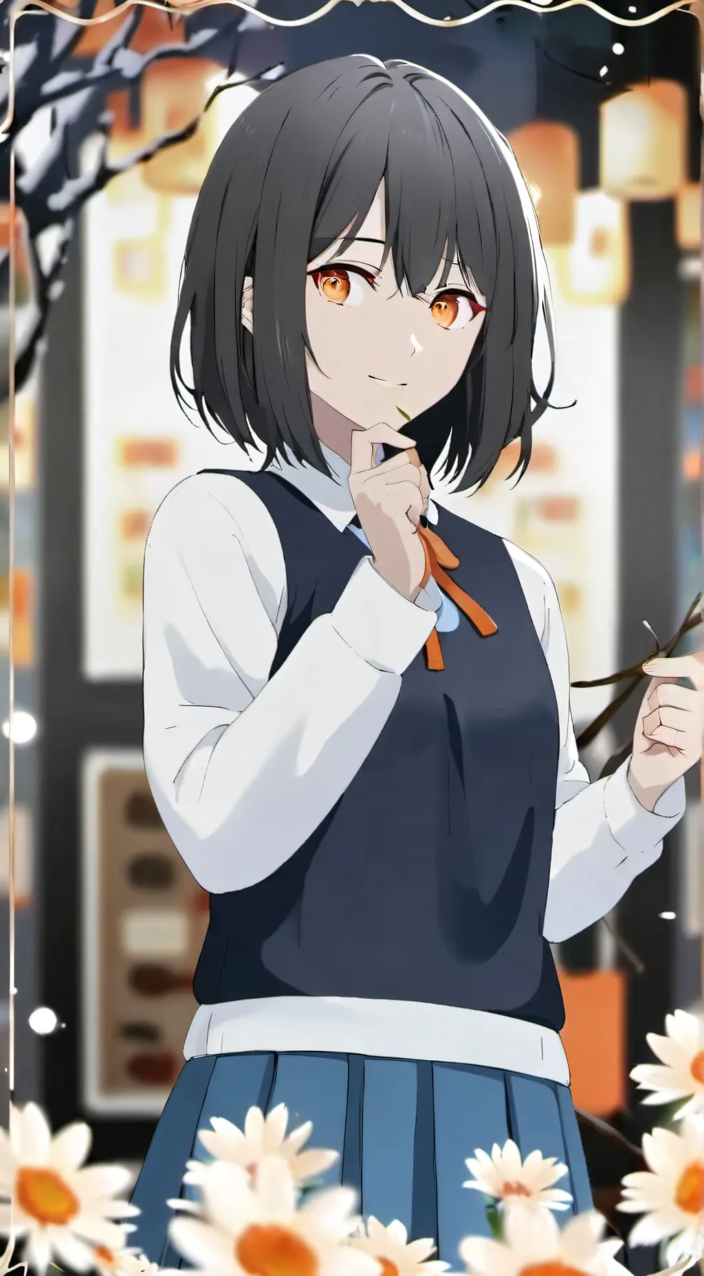 ai character: count to 10😏 background