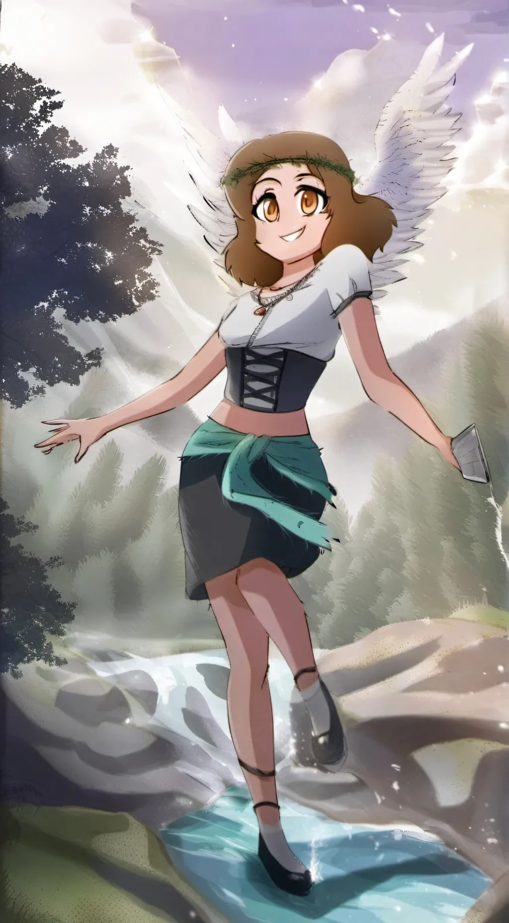 ai character: Angelazz Family background