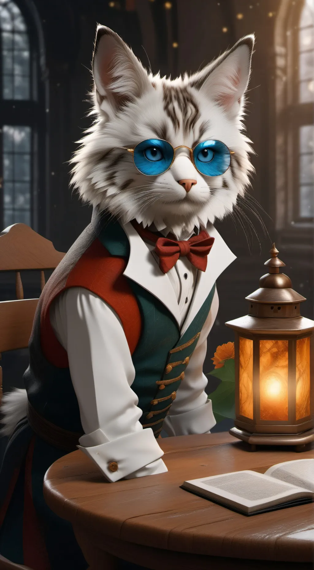 ai character: Glisten x boxten  background