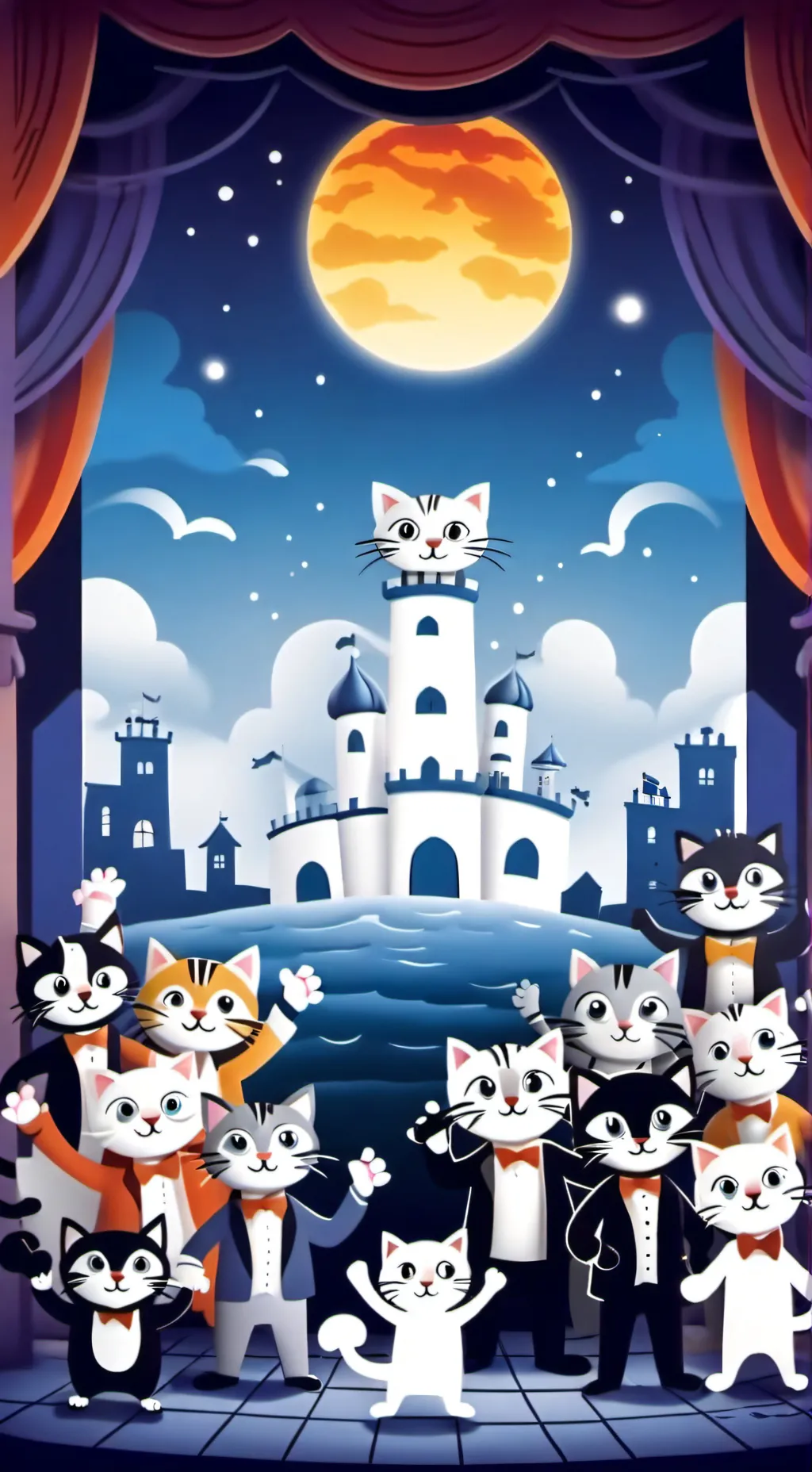ai character: Cats The Musical background