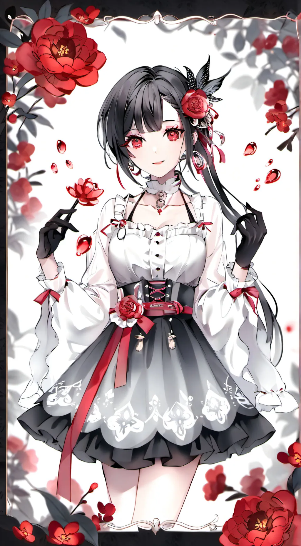 ai character: Nezuko background