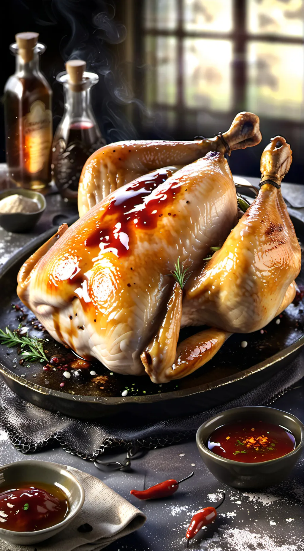 ai character: Thanksgiving background