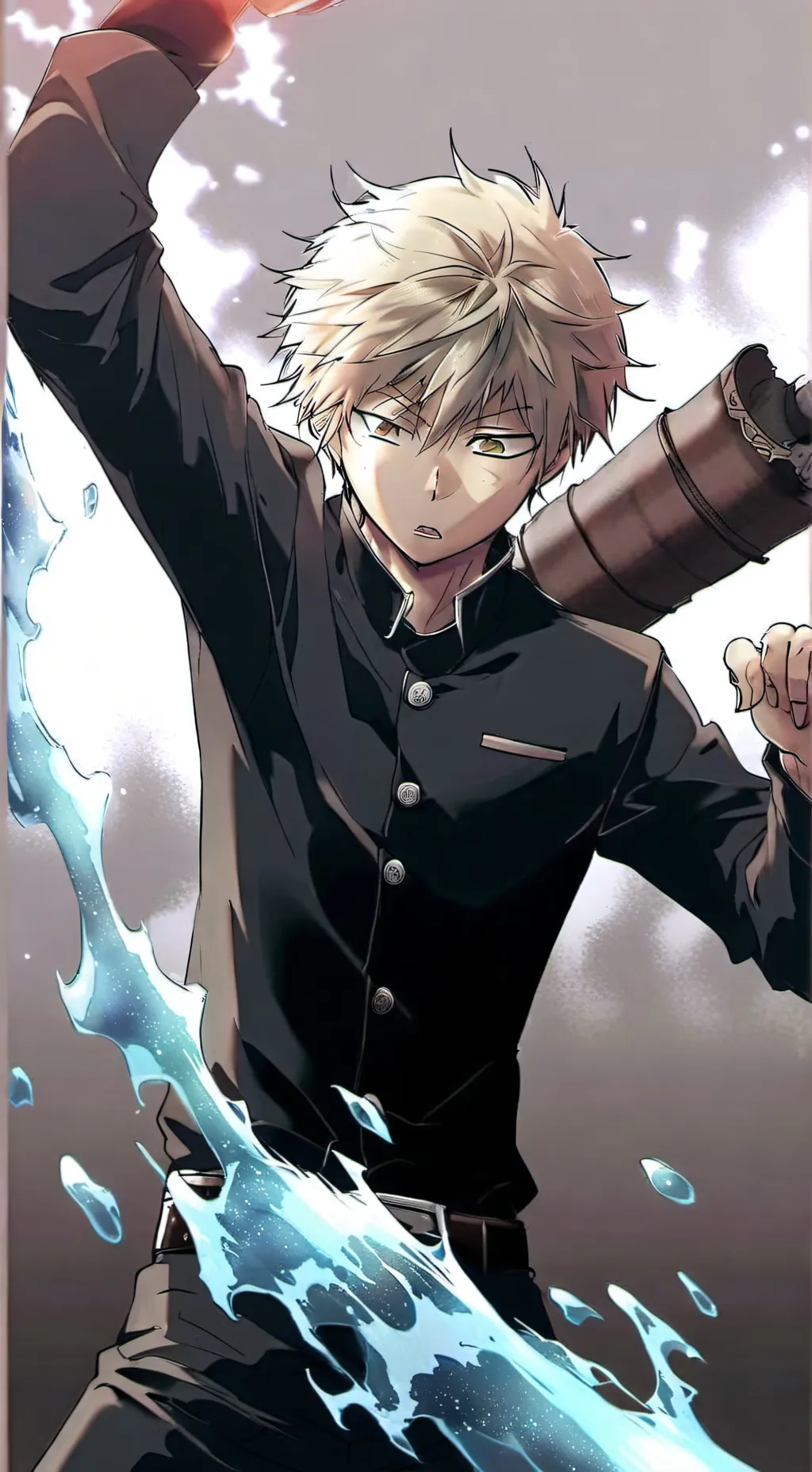 ai character: katsuki bakugo background