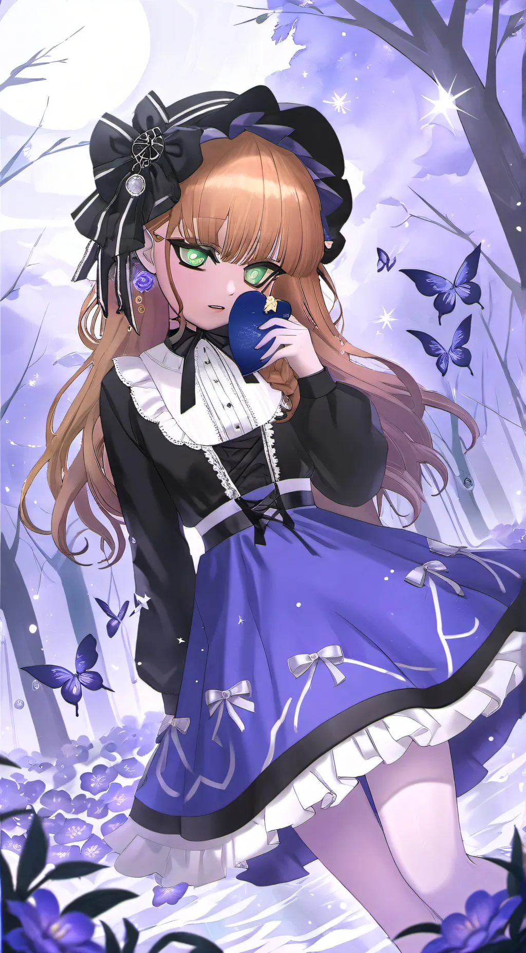 ai character: HH sleepover!!! background