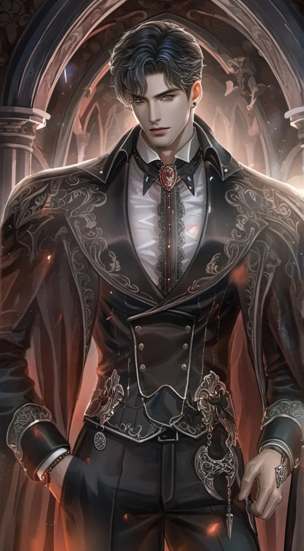 ai character: Willy blacksmith  background