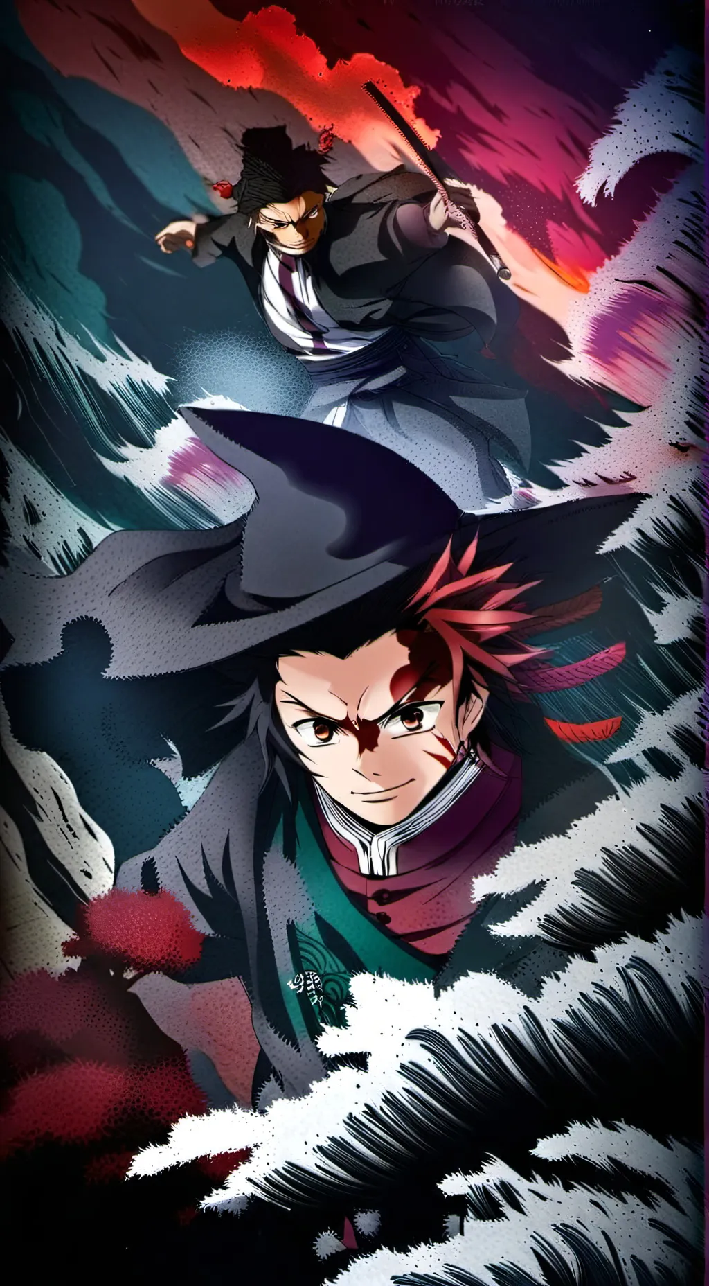 ai character: Demon slayer💖✨ background
