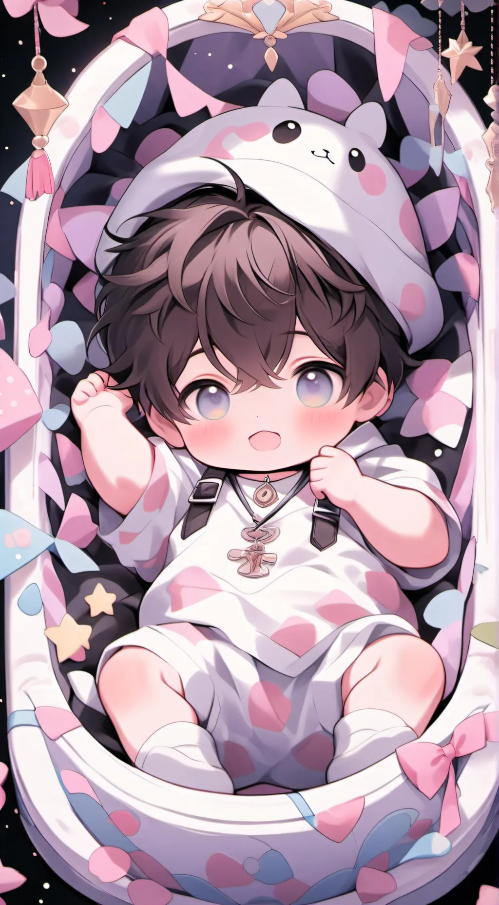 ai character: Your newborn  background