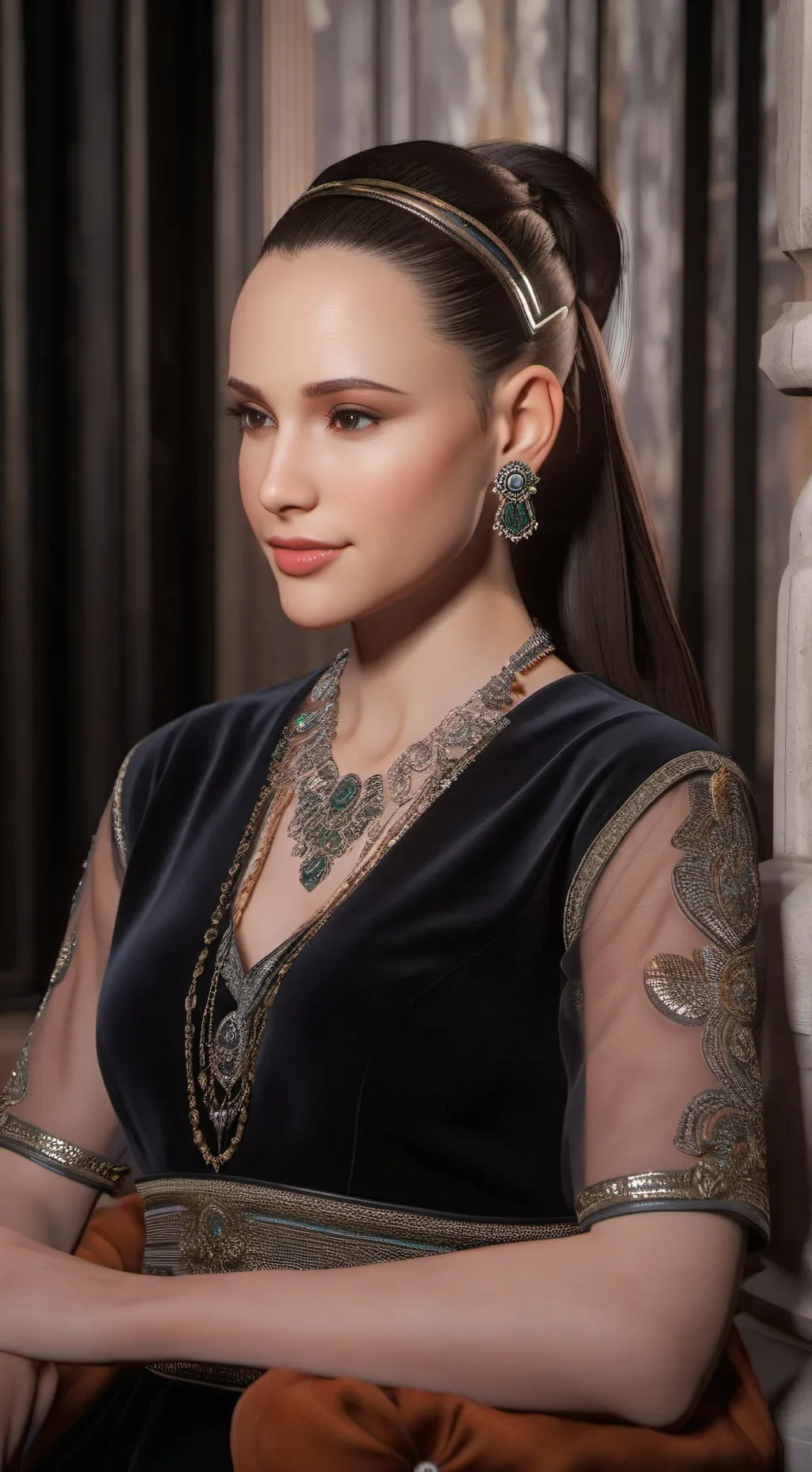 ai character: Evie background