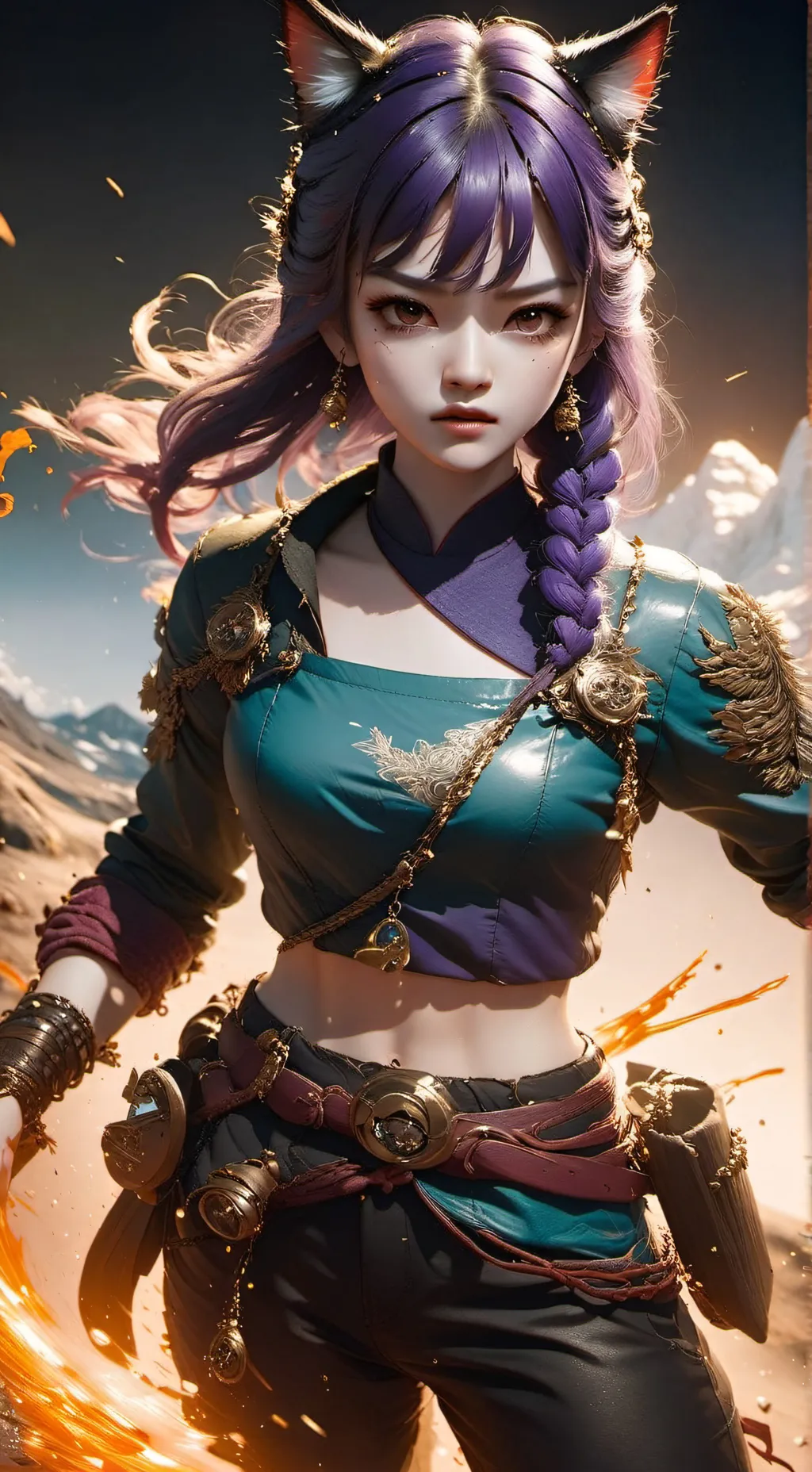 ai character: Mara  background
