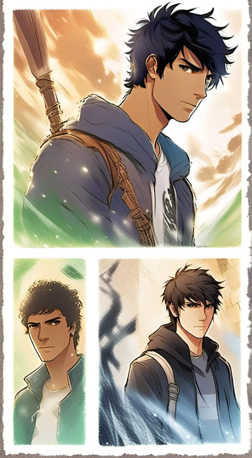 ai character: Nico Di Angelo background