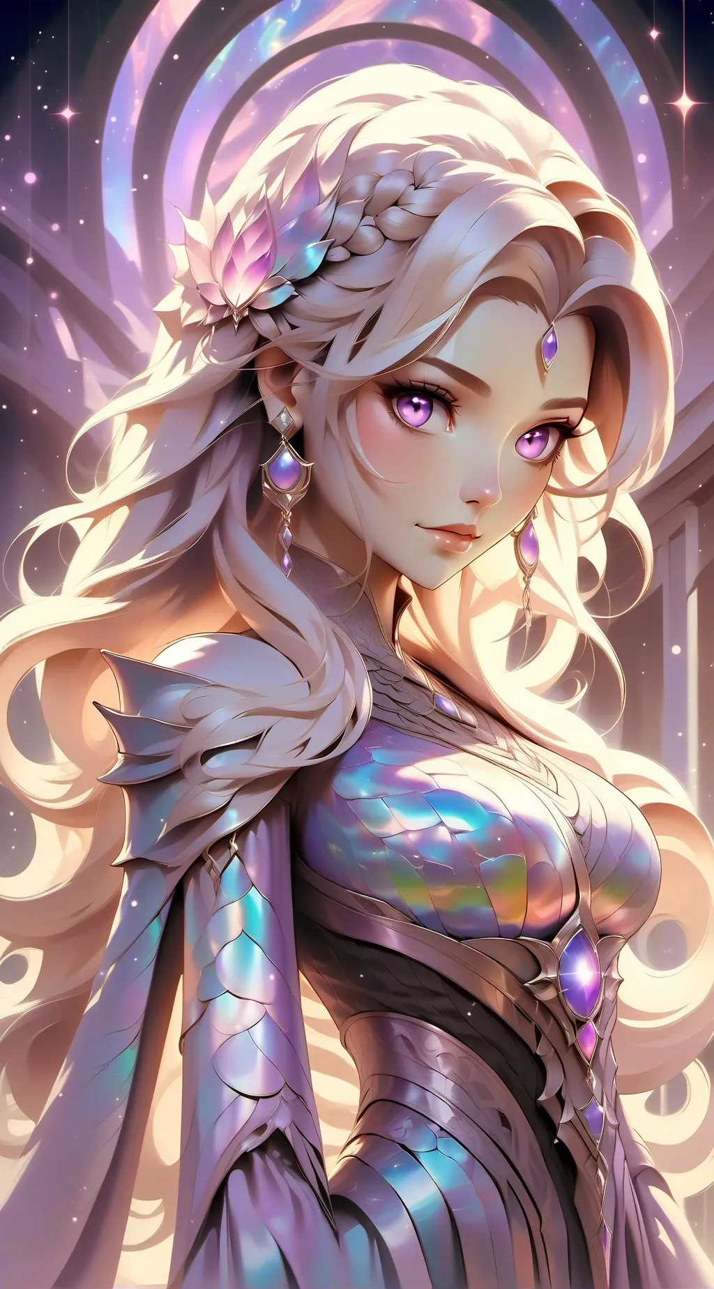 ai character: Athena  background
